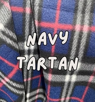 Navy tartan