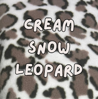 Cream snow leopard