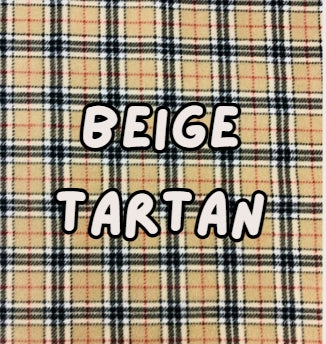 Beige tartan